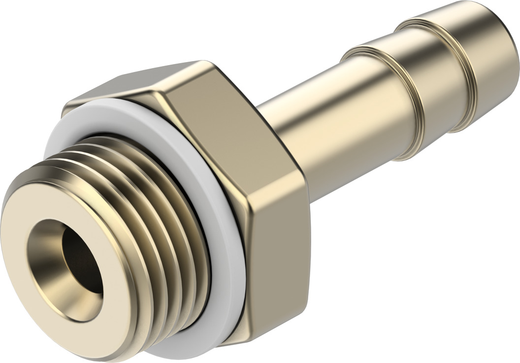 Barbed hose fitting