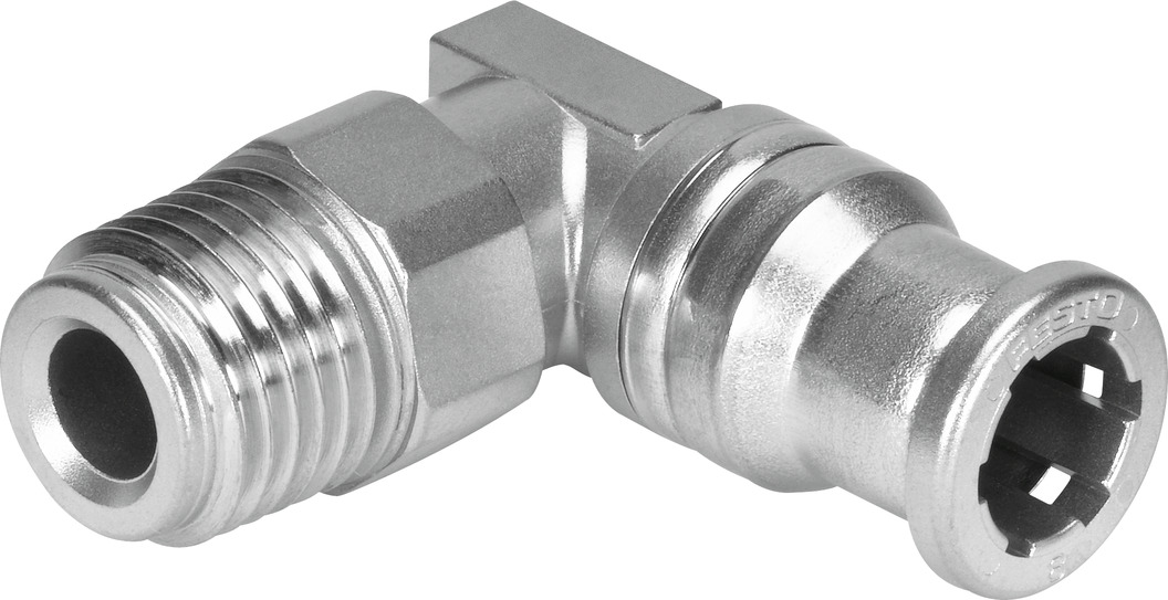 Push-in L-fitting