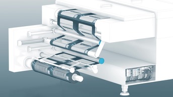 Solution for jockey wheel control in the packaging industry
