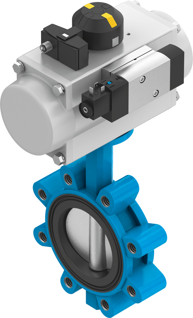 Buy Actuated butterfly valve KVZA online Festo USA