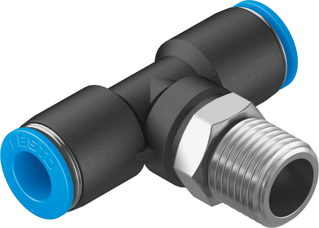 Push-in T-fitting