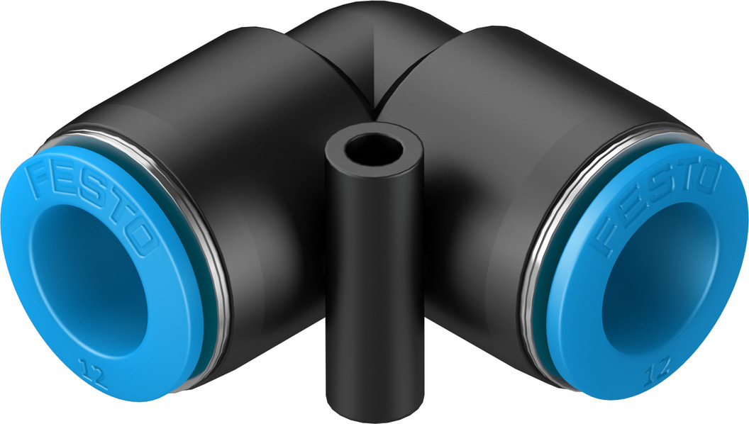 Push-in L-connector