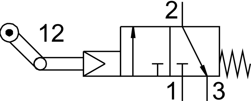 Toggle lever valve