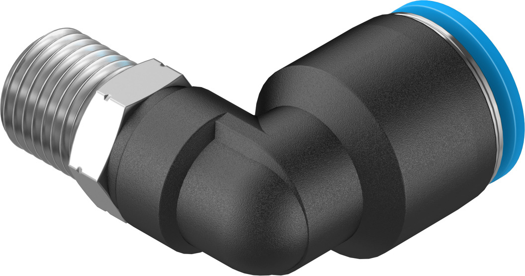 Push-in L-fitting
