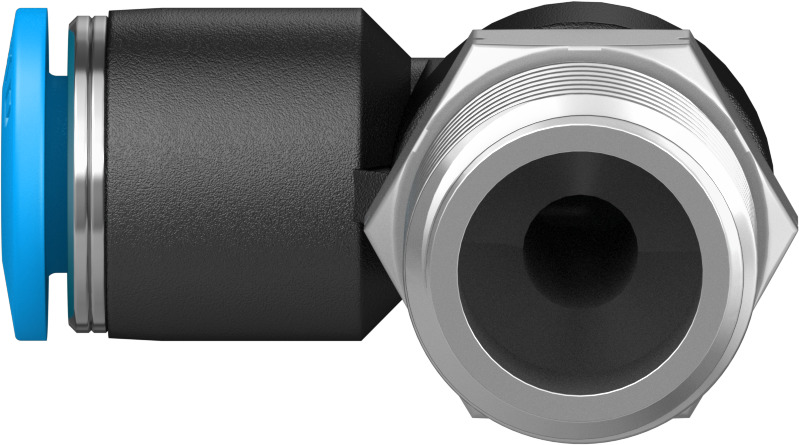 Push-in L-fitting