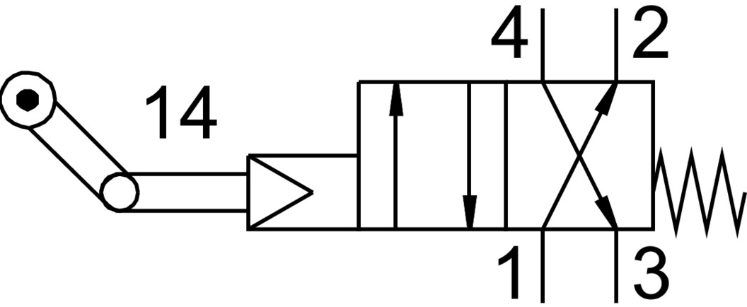Toggle lever valve