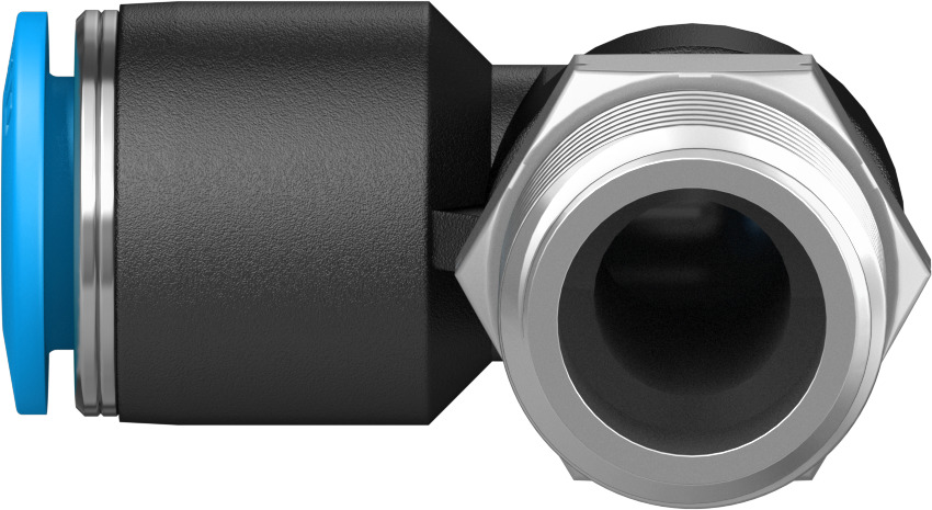 Push-in L-fitting