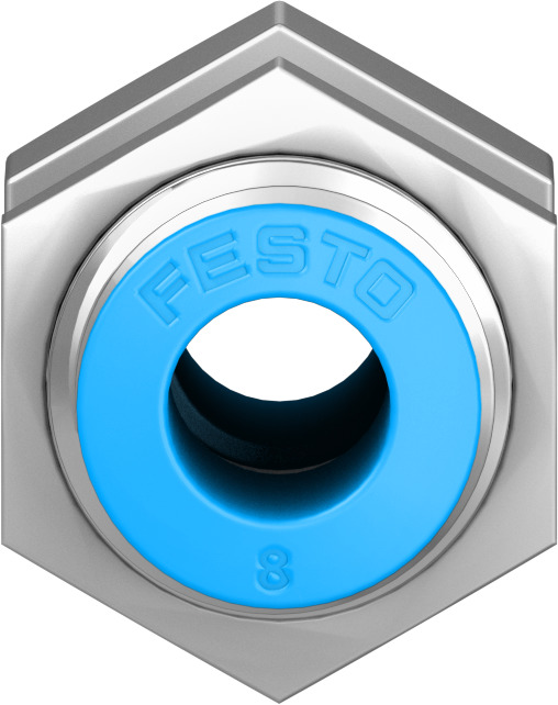 Push-in bulkhead connector