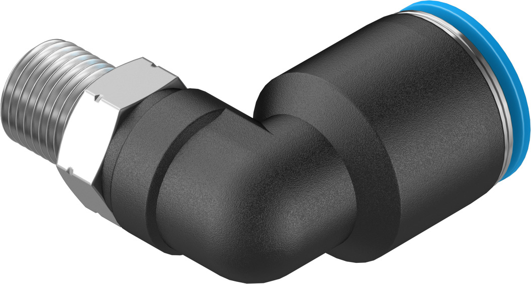 Push-in L-fitting