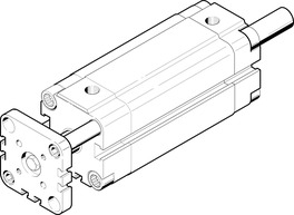 FESTO 156893 ADVUL-40-80-P-A Führungszylinder NEU 