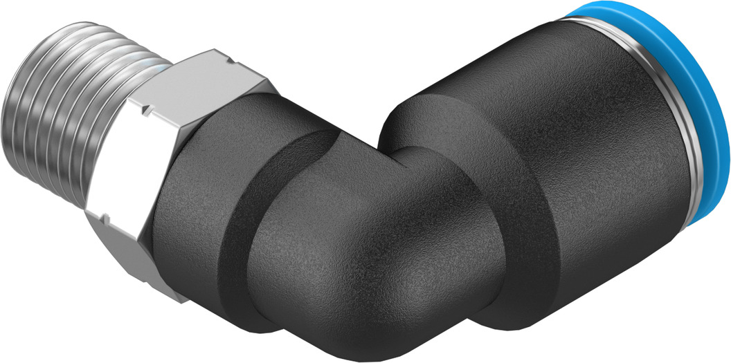 Push-in L-fitting
