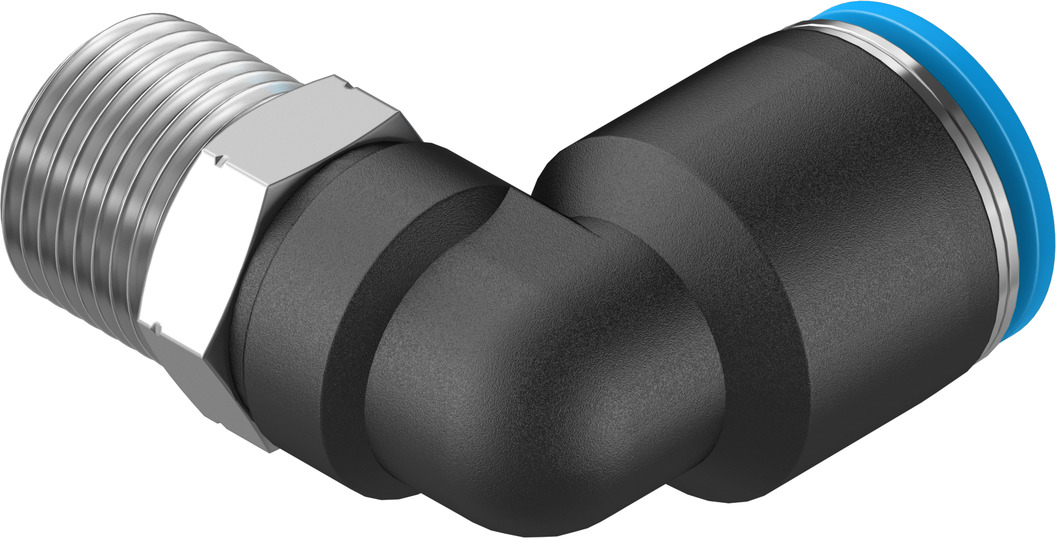 Push-in L-fitting