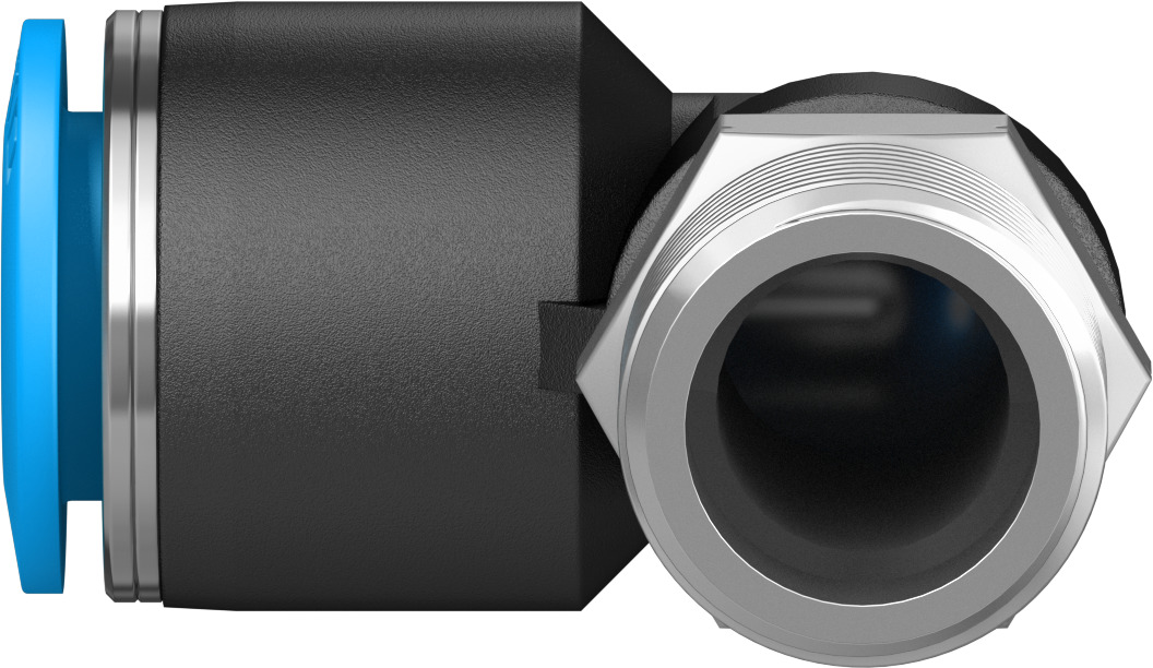 Push-in L-fitting
