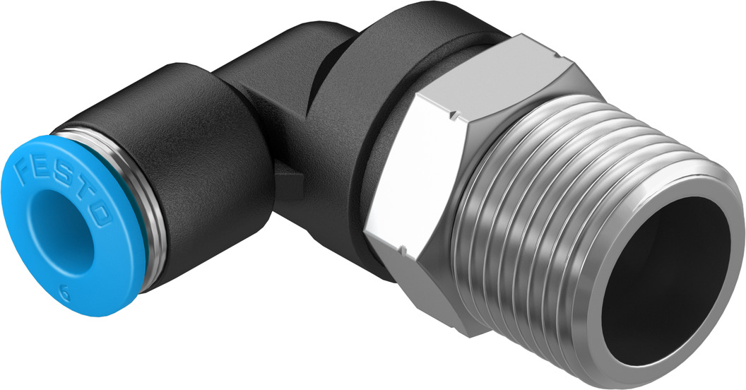Push-in L-fitting