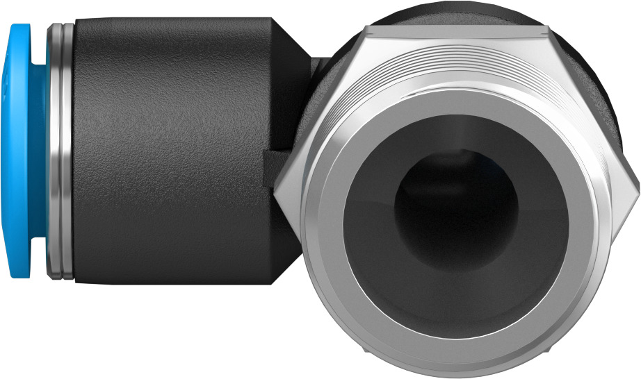 Push-in L-fitting