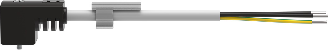 Plug socket with cable