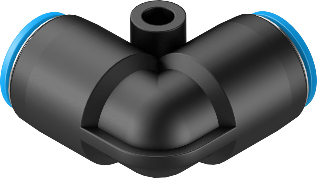 Push-in L-connector