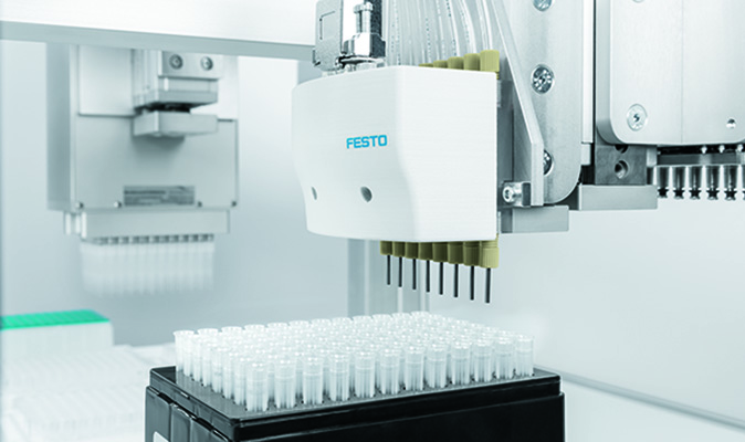 Sample preparation in the pressure-controlled dosing system