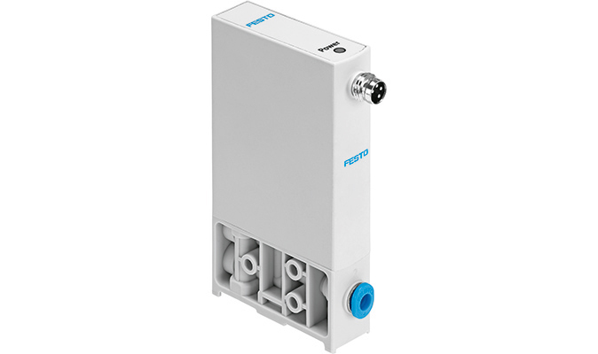 Silent, smooth and fast thanks to piezo technology: the VEAA/VEAB proportional pressure regulator.