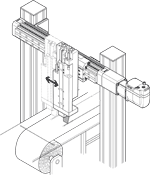 Format changes for paper and film cutting machines