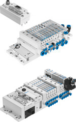 Ventilinsel MPA-L mit I-Port und Busknoten