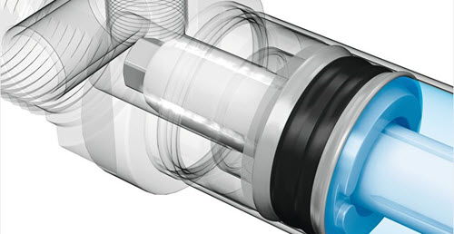 Self-adjusting cushioning PPS