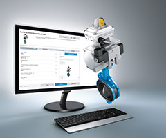 Configurator for process valve units