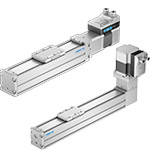 Spindle axis and toothed belt axis ELGS