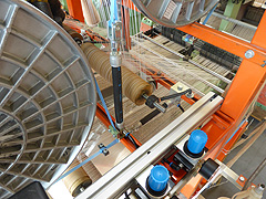 Fluidic muscle in use: pneumatic spring