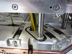 Fluidic muscle in use: clamping
