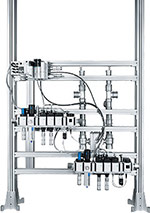 Halleninstallationsplatte