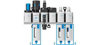 Compressed air preparation