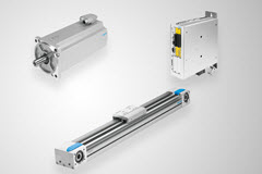 Electromechanical actuators, servo motors and servo drives