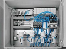 Proportional valves for closed-loop control of inert gases in process automation