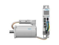 Regulador de accionamientos CMMT-AS y servomotor EMMT-AS