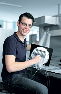Working students at Festo