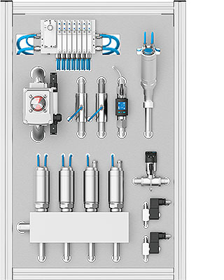 Controlling cooling, lubrication and cleaning circuits