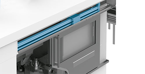 Automating doors electrically and pneumatically