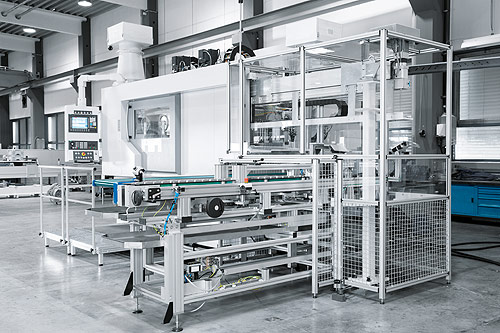 All around the machine tool