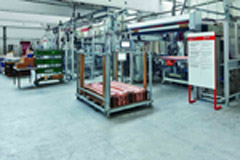 La ligne de production unique s’étend sur plus de 60 mètres. Le système de soudage au laser constitue la pièce maîtresse de l’installation.