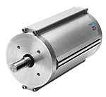 Automation of gate valve units in bulk goods technology and water treatment - linear actuator DLP from Festo