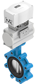 Butterfly valve unit