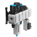 Ar comprimido limpo para a indústria alimentícia com unidades de tratamento de ar Festo