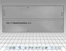 Drilling template for valve terminal