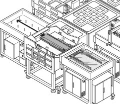 Festo 滑动叉,用于真空条件下的涂层过程
